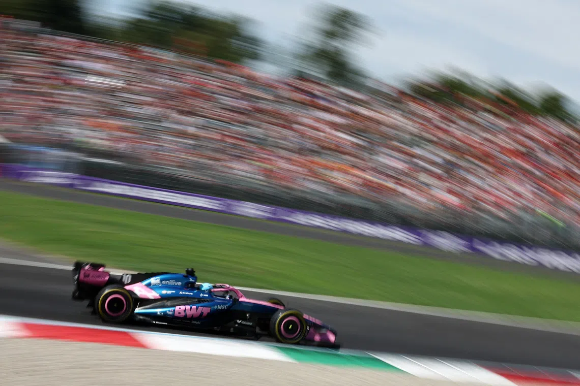 Formula One F1 - Italian Grand Prix - Autodromo Nazionale Monza, Monza, Italy - September 5, 2026 Alpine's Pierre Gasly during practice REUTERS/Jakub Porzycki
