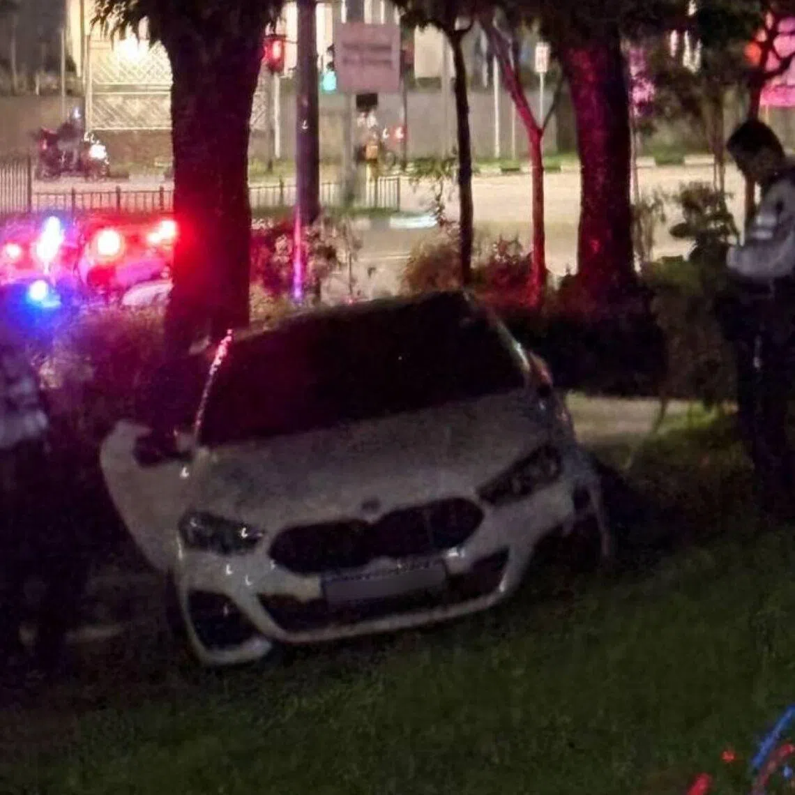 The police believed the car had “self-skidded” and the car driver had left the scene before they arrived.