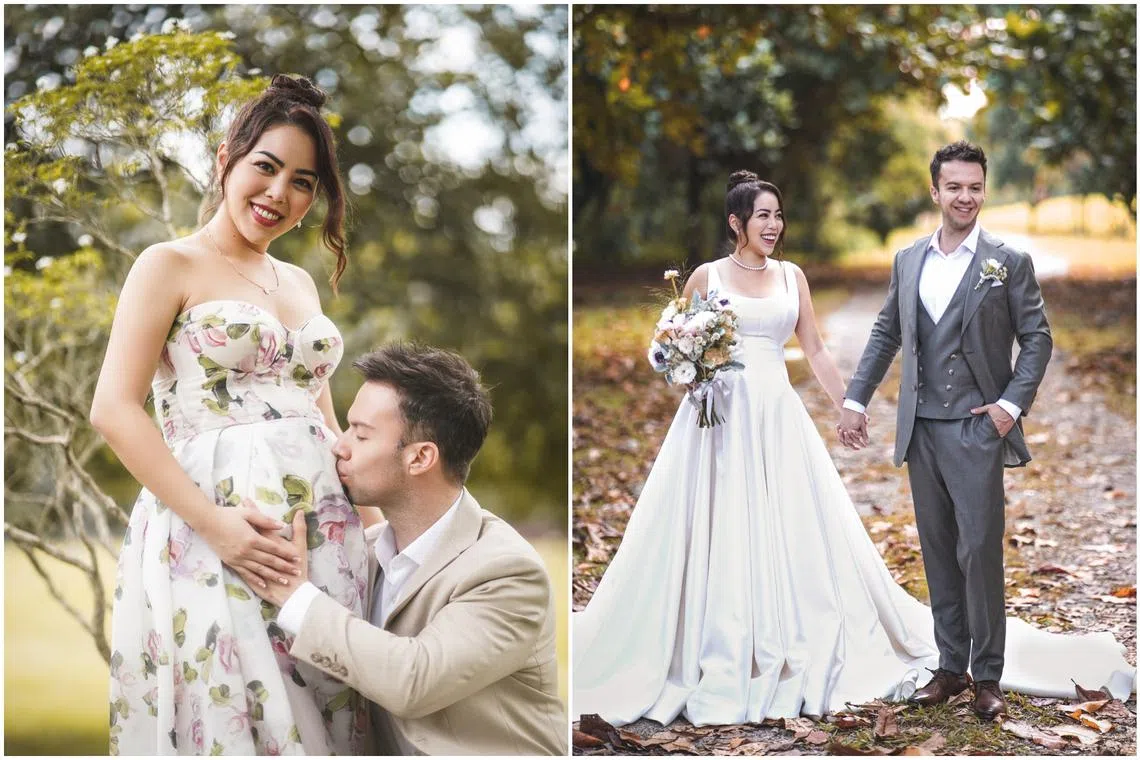 Kiss92 deejay Charmaine Yee, who just registered her marriage with Mr Camilo Paredes, is expecting a baby in June.