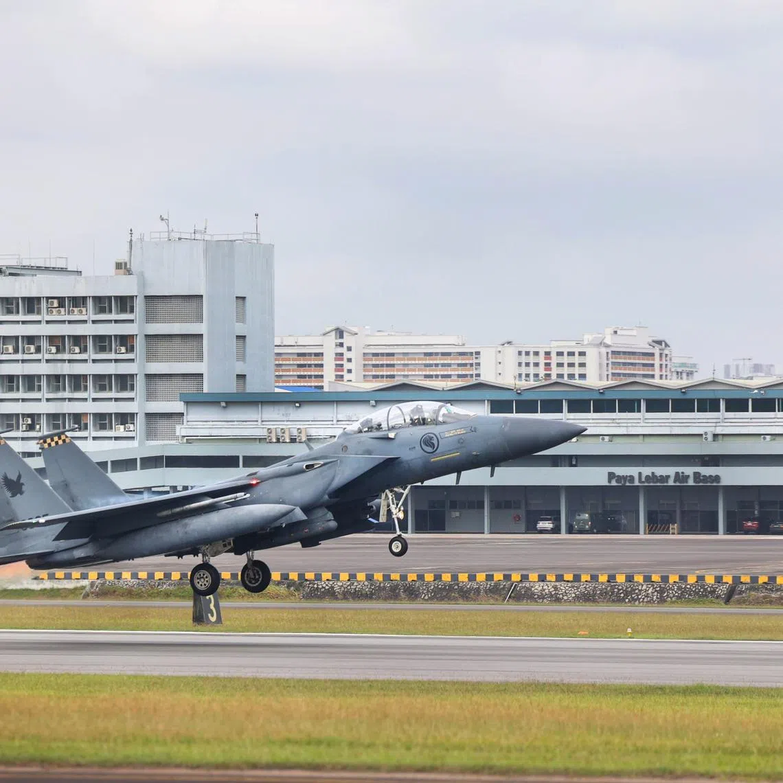 A Mindef spokesperson said no threat was identified after it was made aware of online posts alleging a bomb threat in Paya Lebar Air Base.
