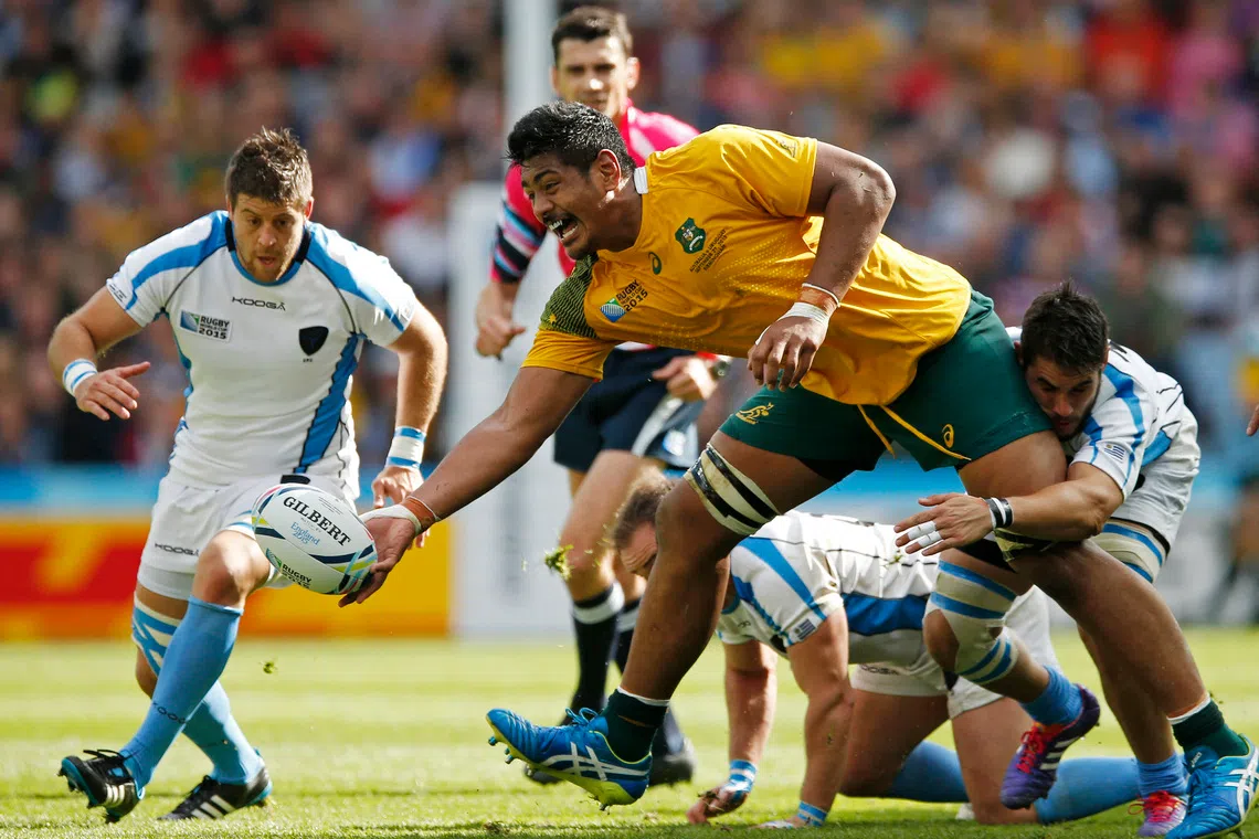 Rugby Union - Australia v Uruguay - IRB Rugby World Cup 2015 Pool A - Villa Park, Birmingham, England - 27/9/15  Australia's Will Skelton in action. Action Images via Reuters / Andrew Boyers  Livepic