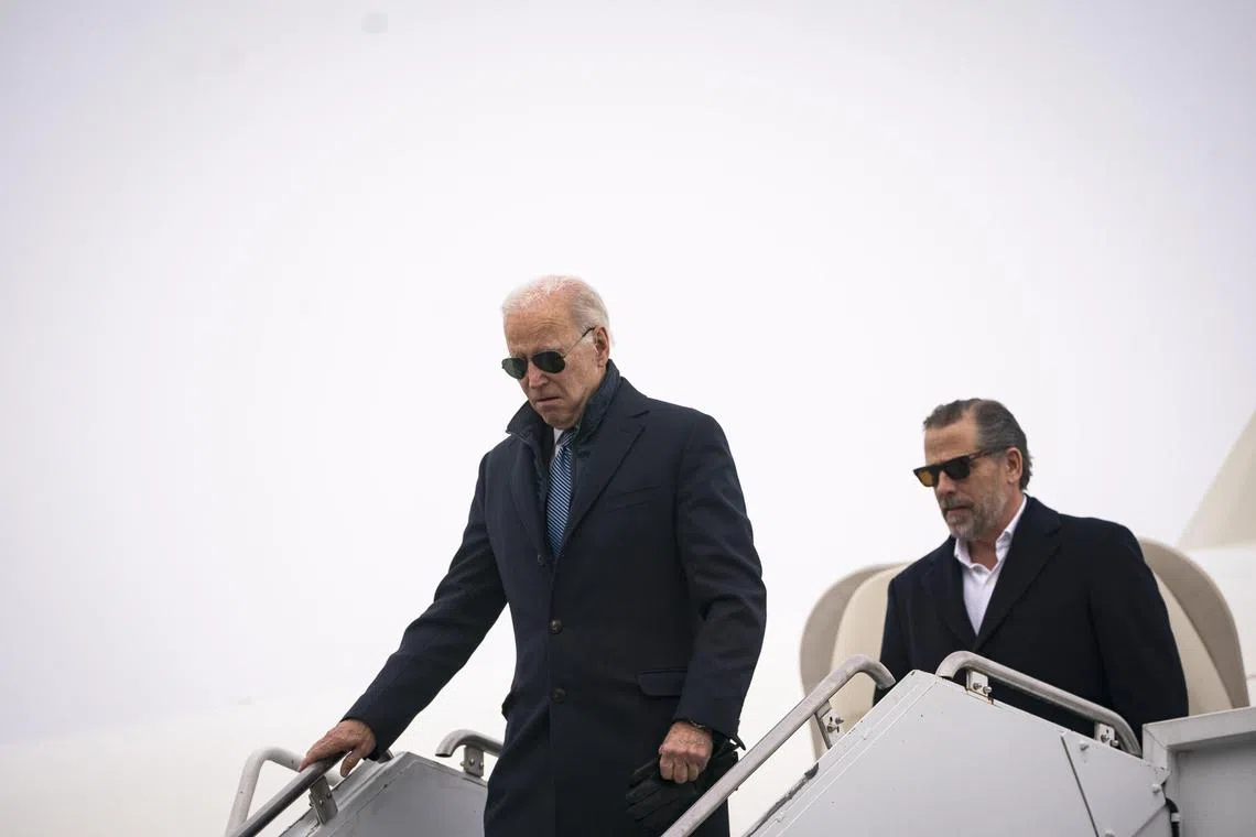A shadow is likely to be cast over President Joe Biden's re-election campaign by his son Hunter's legal troubles.