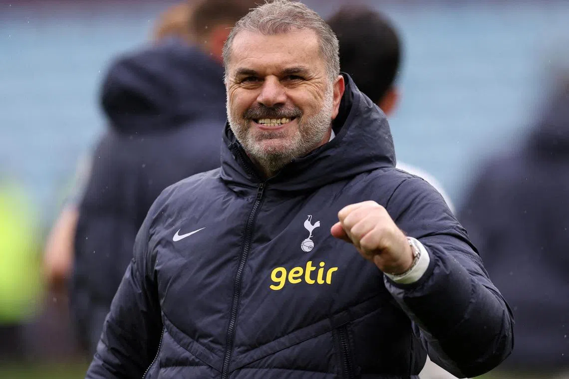 Ange Postecoglou (above) has imbued his players with responsibility and trust, which has contributed to Spurs’ creditable season, says club legend Ledley King.