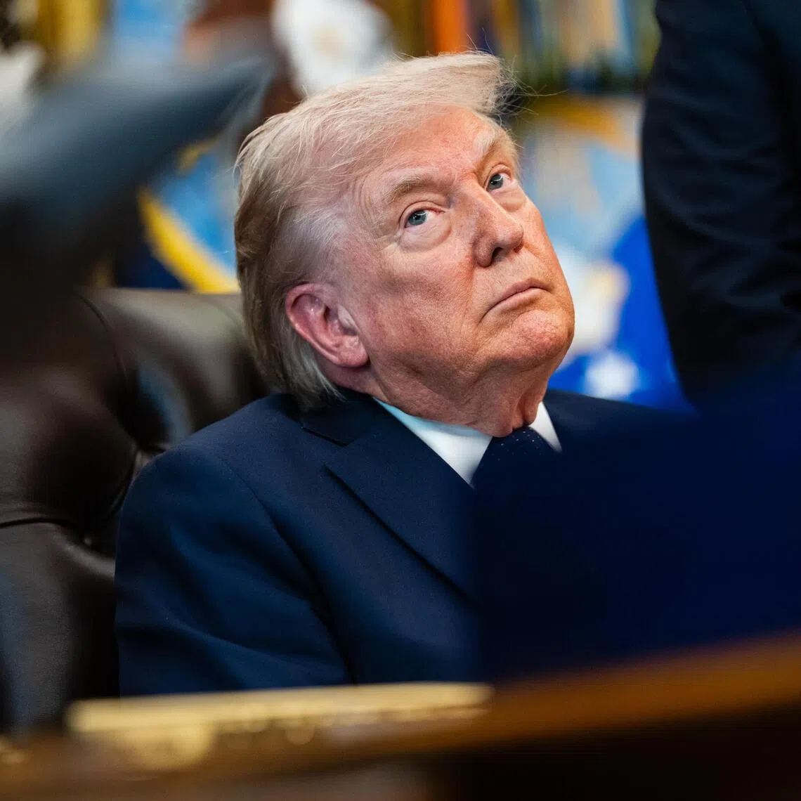 President Donald Trump in the Oval Office of the White House in Washington on April 23, 2026.