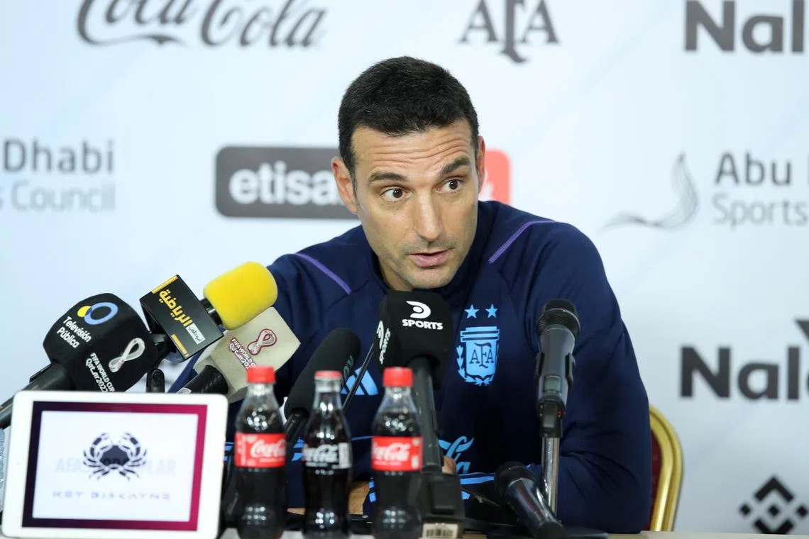 Coach Lionel Scaloni said they have days to decide on the list.
