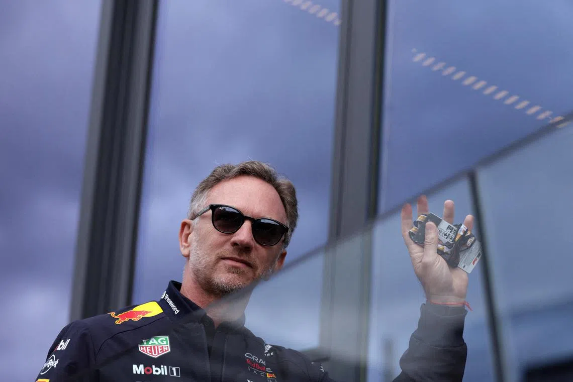 FILE PHOTO: Formula One F1 - Austrian Grand Prix - Red Bull Ring, Spielberg, Austria - June 27, 2025 Red Bull team principal Christian Horner before practice REUTERS/Gintare Karpaviciute/File Photo