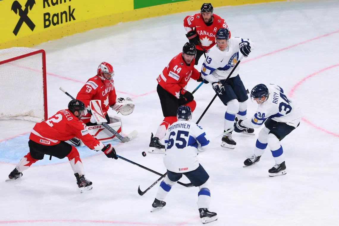 Feisty Finland beat Canada to make world championship final