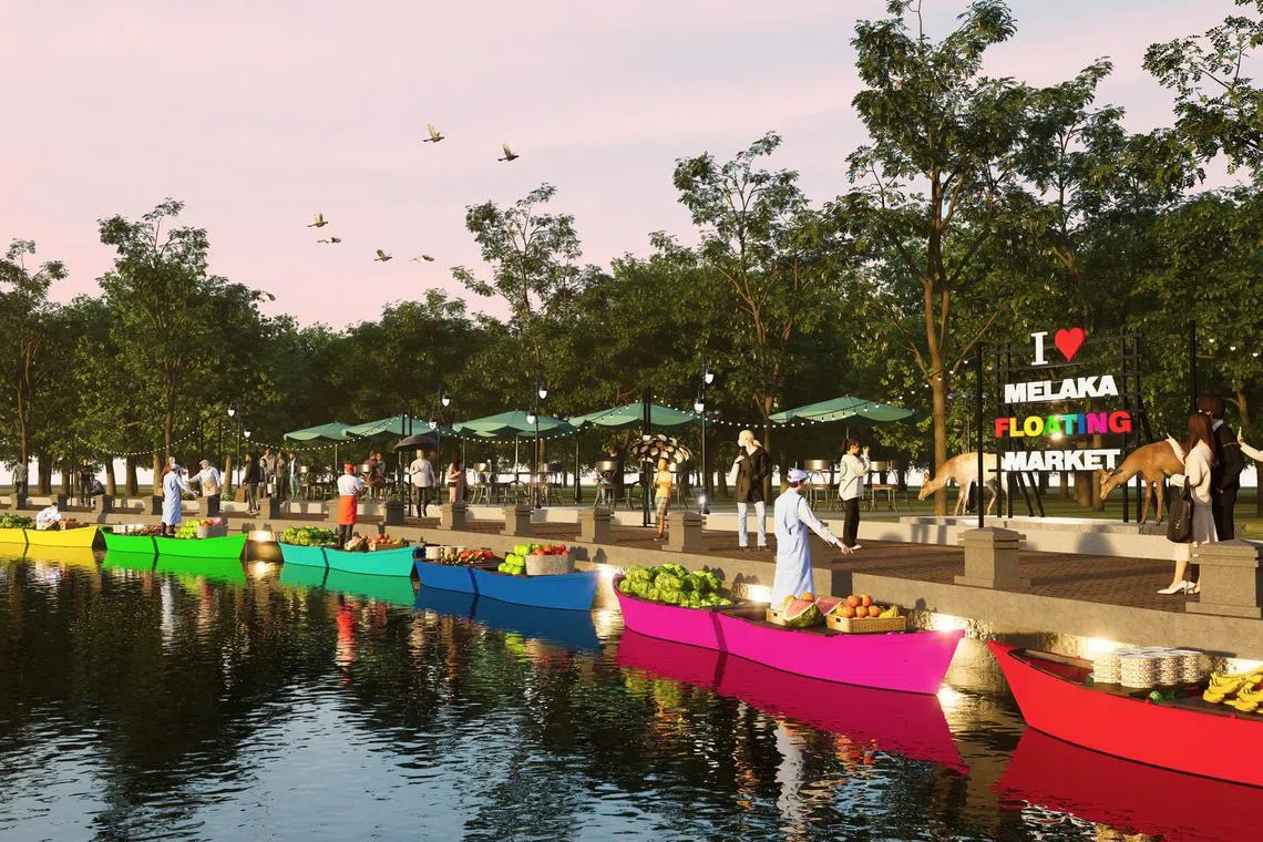 The Melaka Floating Market is expected to start operations in June once all its sampans have vendors.