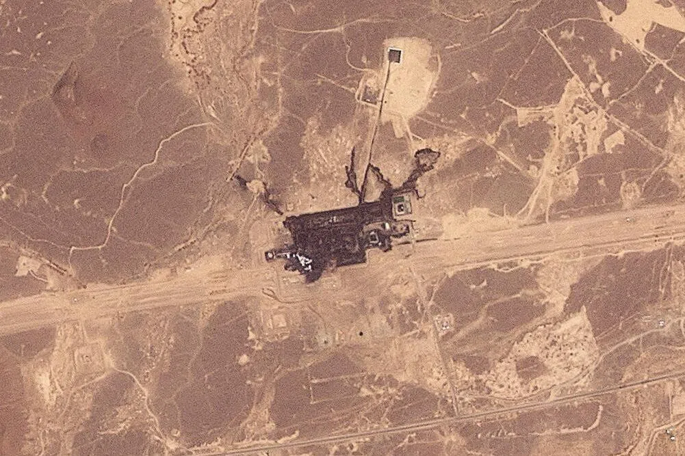 Satellite image shows damage to the East-West pipeline facility in the Hejaz Region, Saudi Arabia, on September 11, 2026. 2026 Planet Labs PBC/Handout via REUTERS    THIS IMAGE HAS BEEN SUPPLIED BY A THIRD PARTY. MANDATORY CREDIT. REFILE - QUALITY REPEAT.