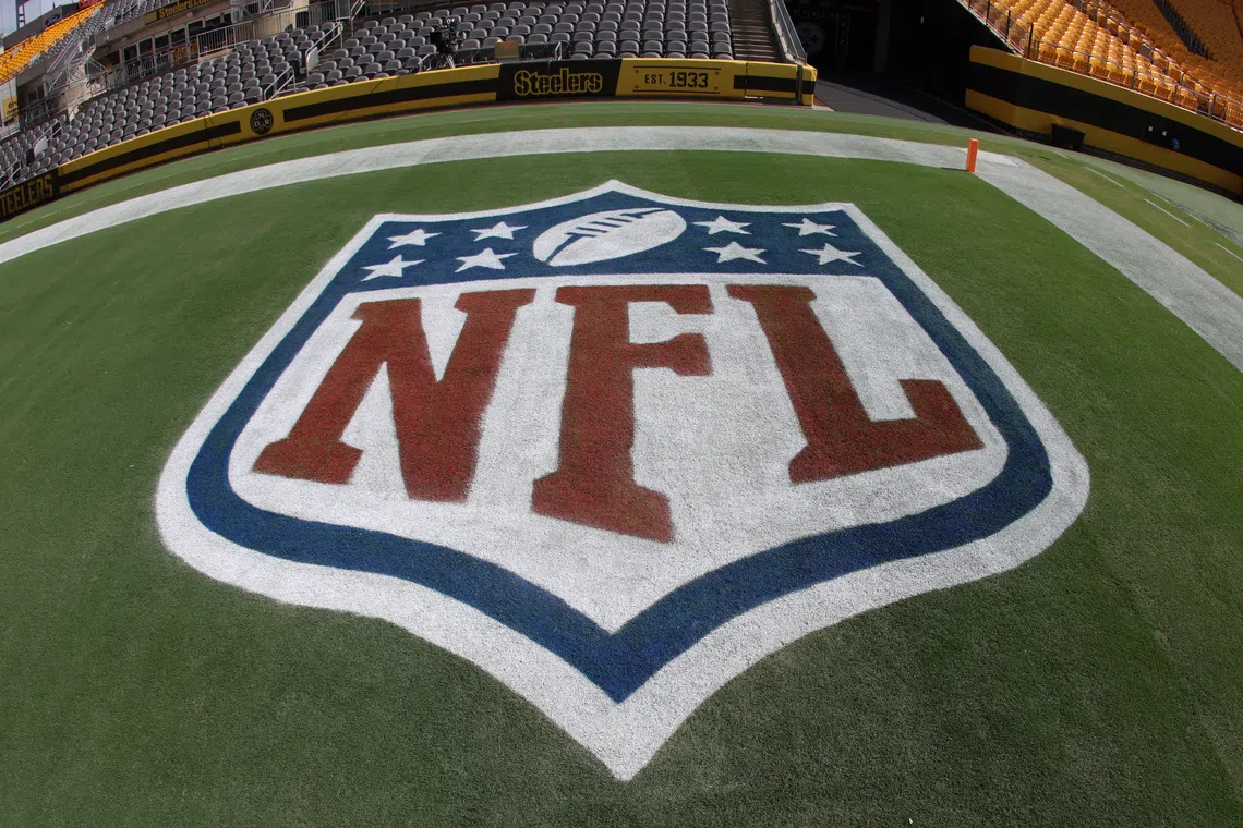 Aug 21, 2026; Pittsburgh, Pennsylvania, USA;  A general view including the NFL shield logo in the end-zone before the Pittsburgh Steelers host the New York Jets at Acrisure Stadium.  Mandatory Credit: Charles LeClaire-Imagn Images