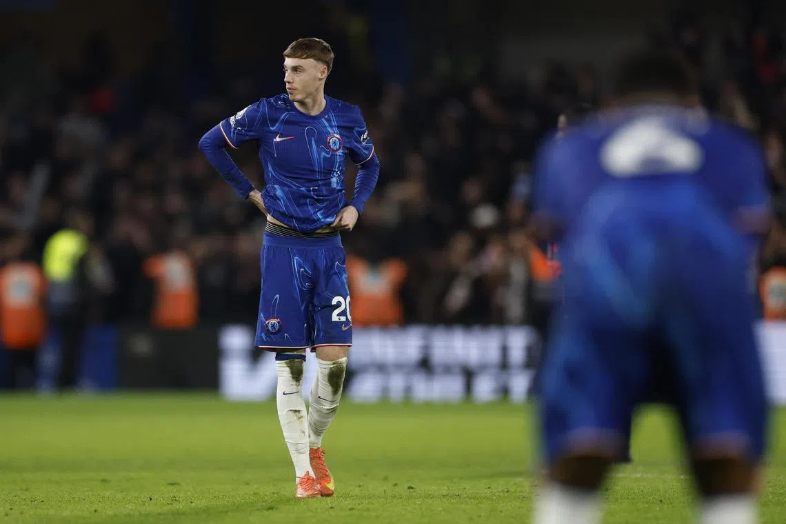 Chelsea failed to build on the dream start given to them by midfielder Cole Palmer.