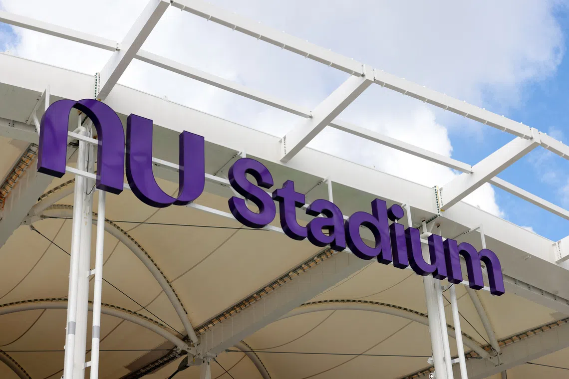 Apr 4, 2026; Miami, Florida, USA; A general view outside the stadium prior to the game between the Inter Miami CF and the Austin FC at Nu Stadium. Mandatory Credit: Sam Navarro-Imagn Images