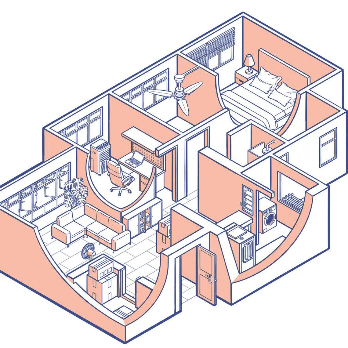Poor airflow might be driving the temperature up inside your home. 