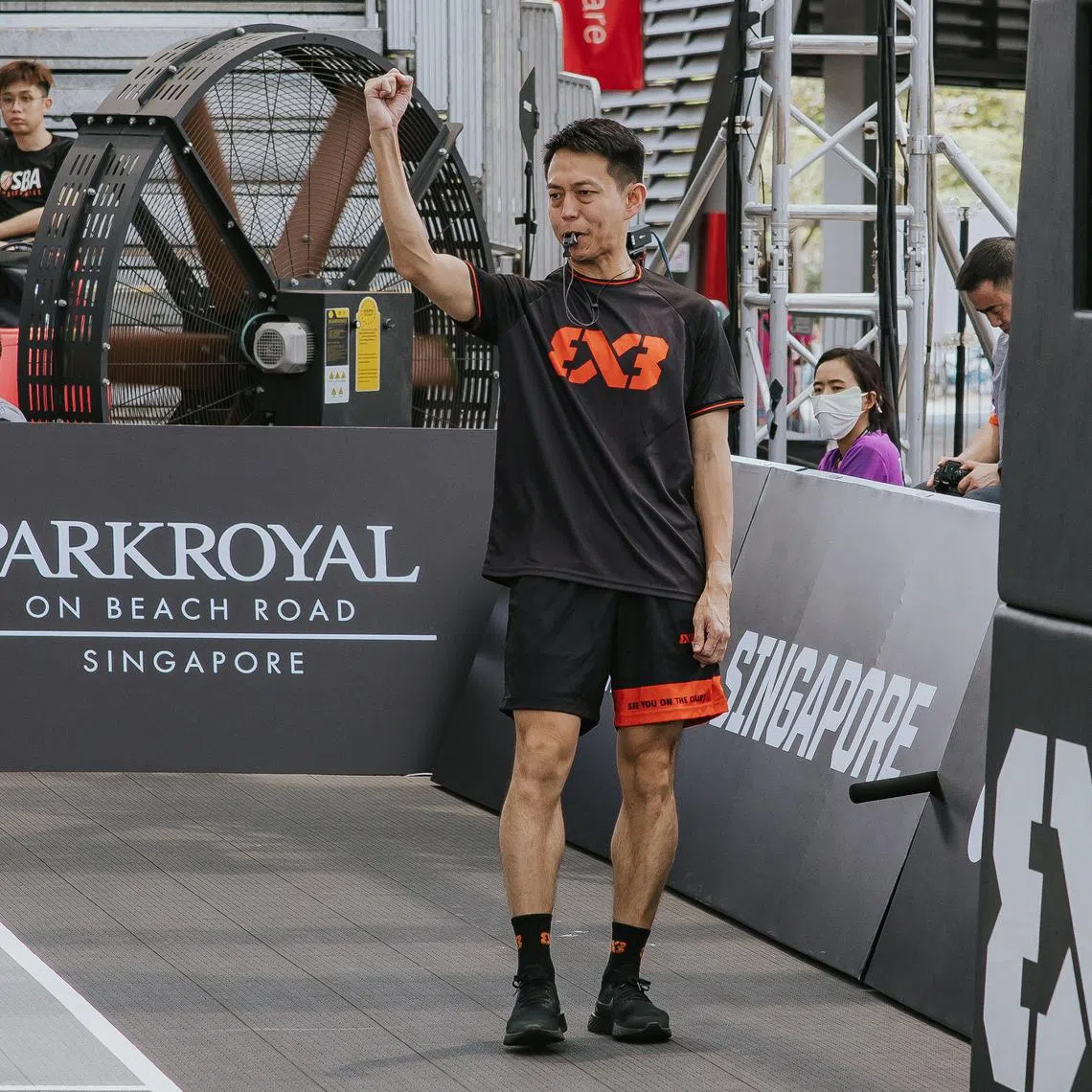 Leong Chuen Wing has a side gig as a personal trainer besides being a referee.