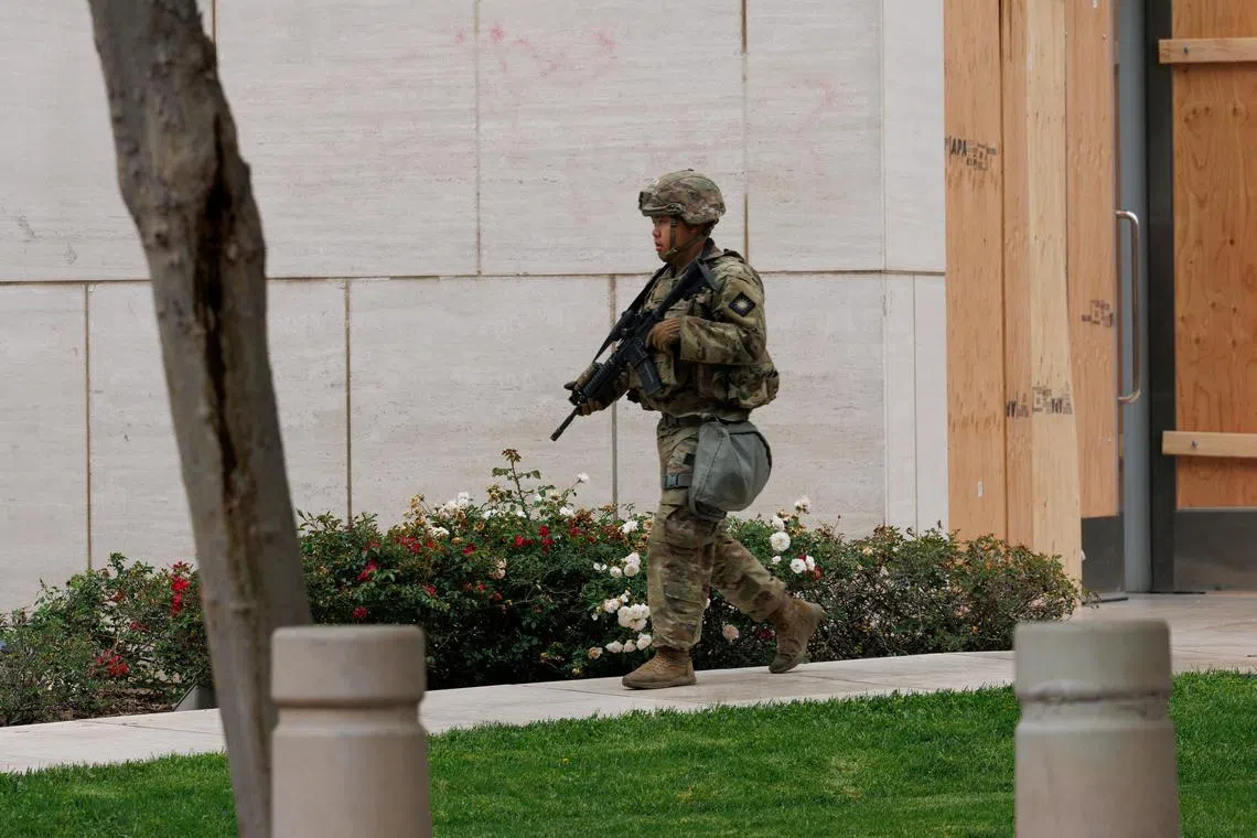 US President Donald Trump last week ordered the deployment of National Guard forces in Washington as part of a crackdown on crime in the city.