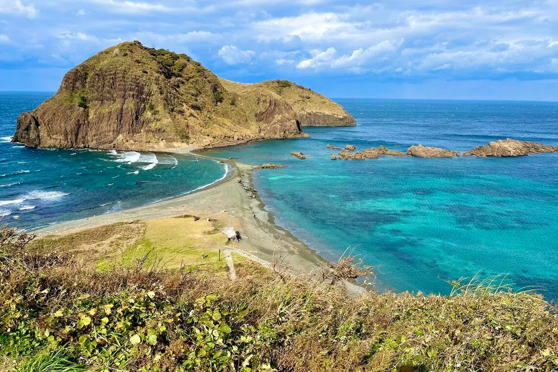 Hike along cliff-side coastal trails on Sado Island in Niigata. 