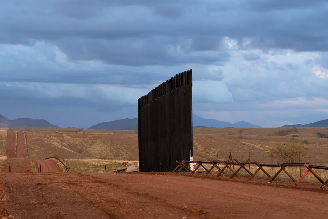 US awards $4.5 billion in border wall contracts, DHS says | The Straits ...