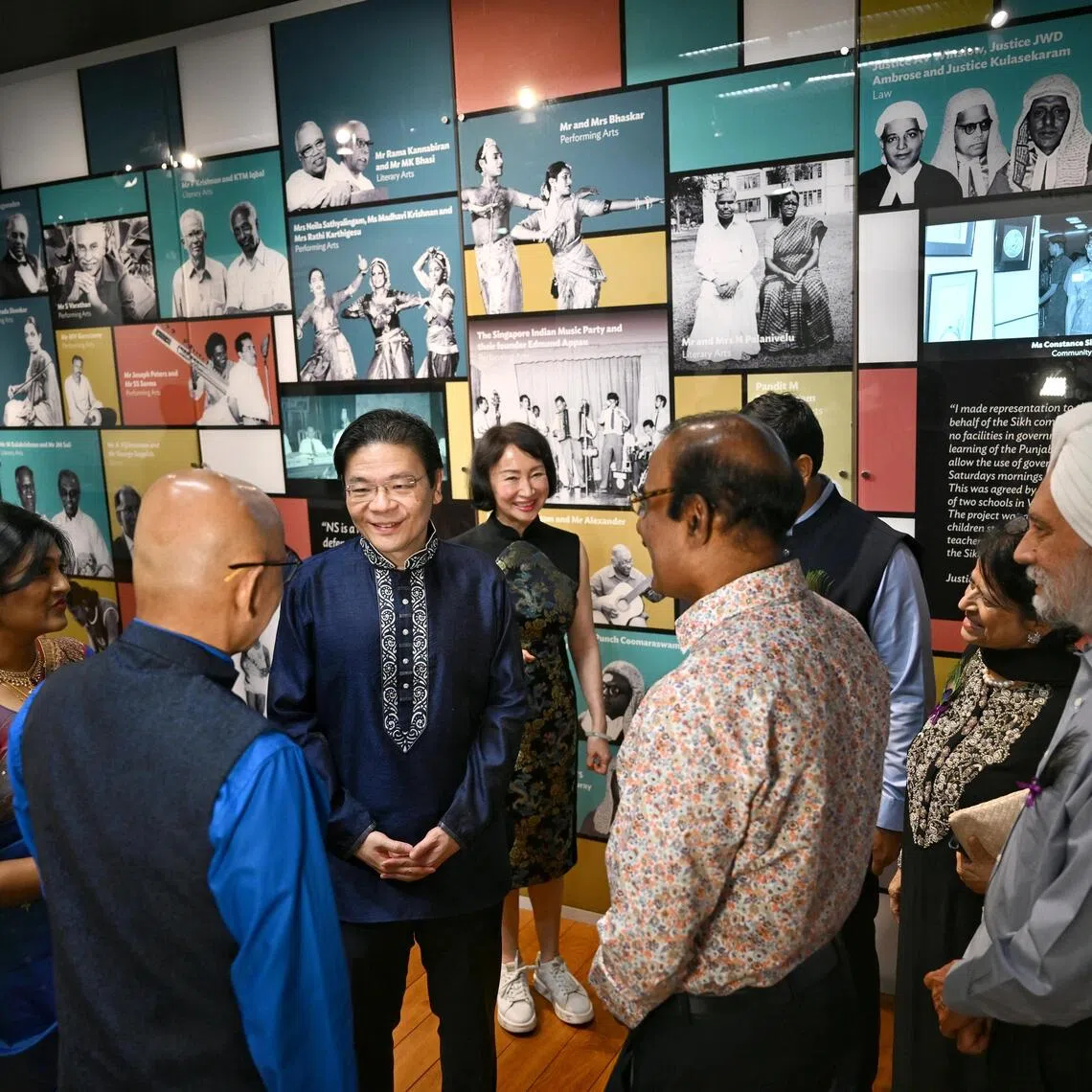 Prime Minister Lawrence Wong, at The Indian Heritage Centre (IHC) 10th Anniversary to celebrate the collaborative spirit that has enabled IHC to showcase and promote Indian and South Asian history, heritage, and culture in Singapore on Nov 14, 2025.