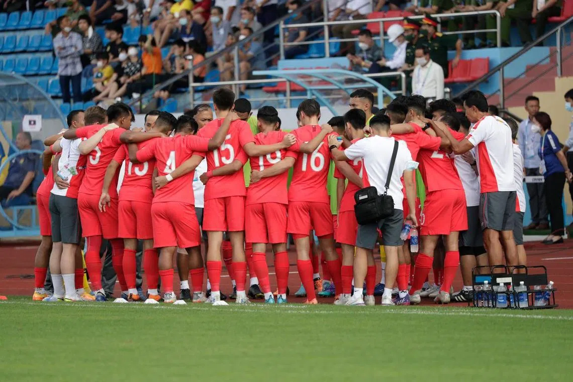 Young Lions at the 31st SEA Games in Vietnam.