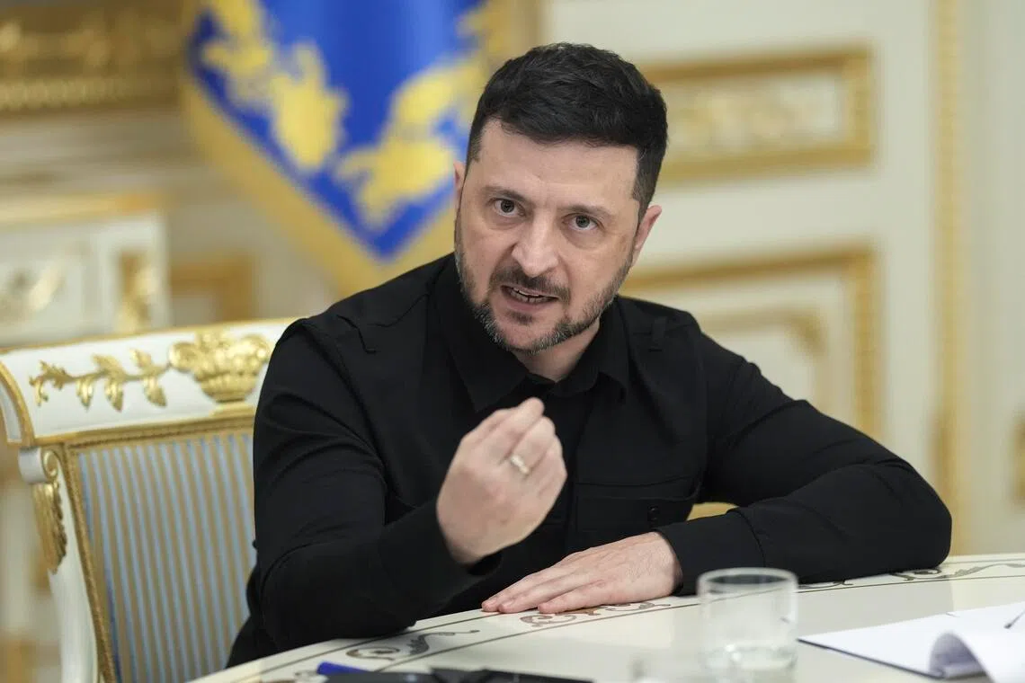 Ukrainian President Volodymyr Zelensky ordered two ministers to resign over the corruption scheme and sanctioned a former business partner who was named as its mastermind.