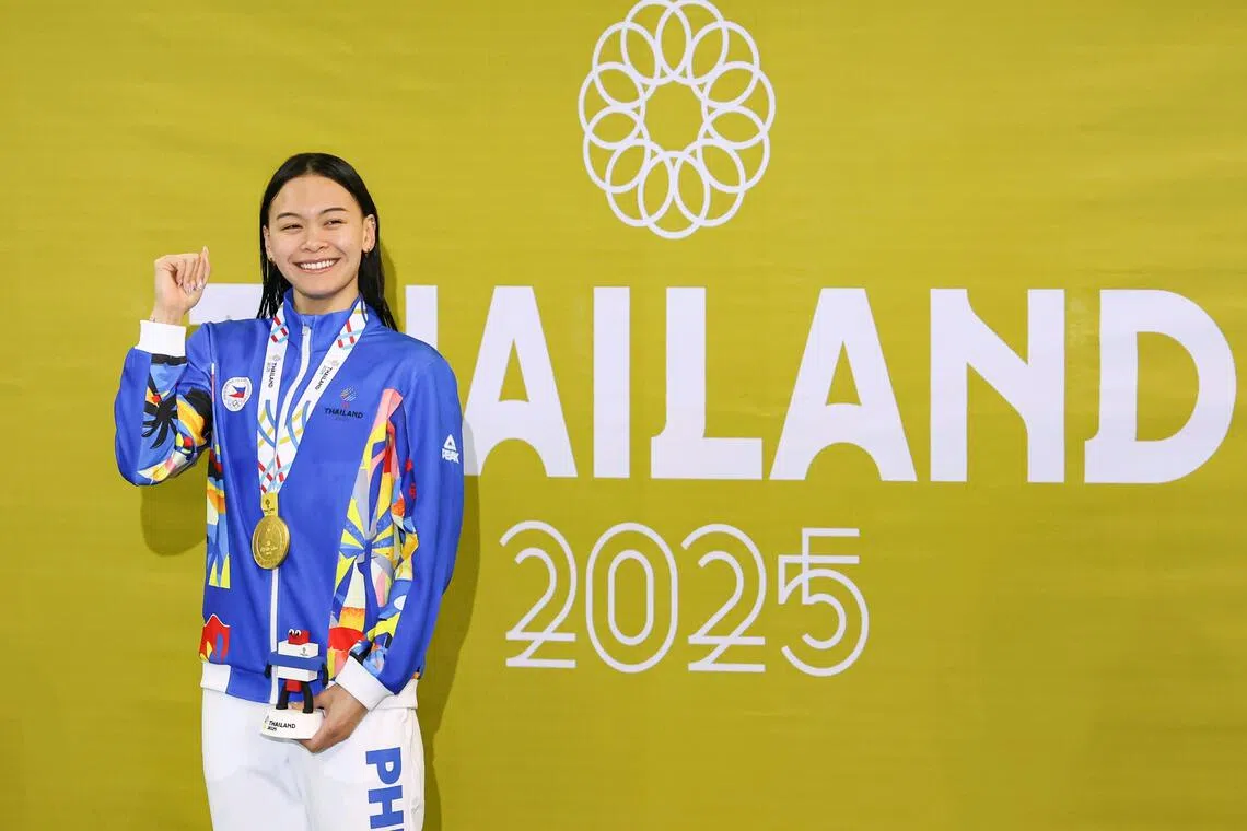 SEA Games 2025: Singapore-born Olympic medallist swimmer Kayla Sanchez aims to make a splash in and out of pool for the Philippines