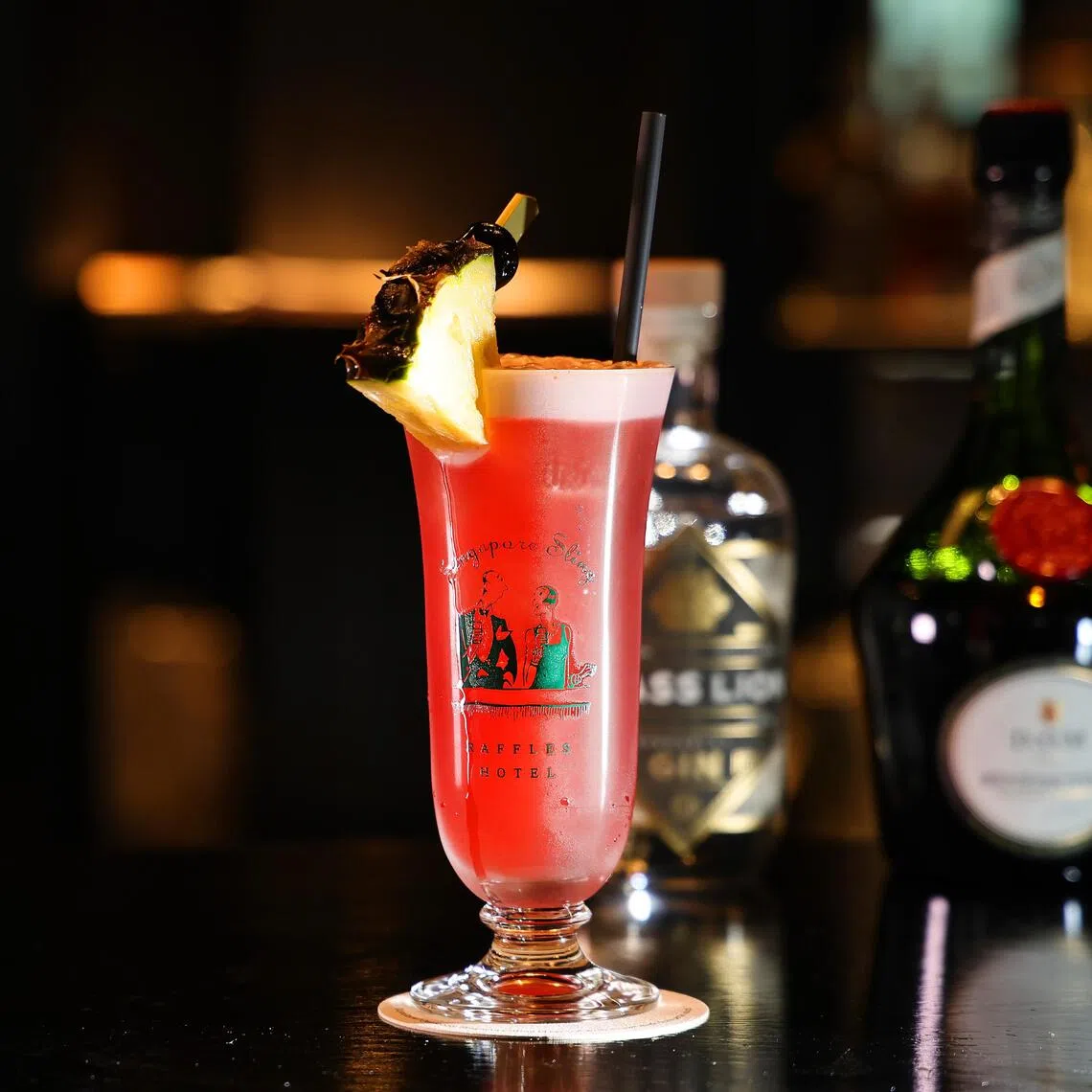 Legend has it that the Singapore Sling was invented in Long Bar in 1915.