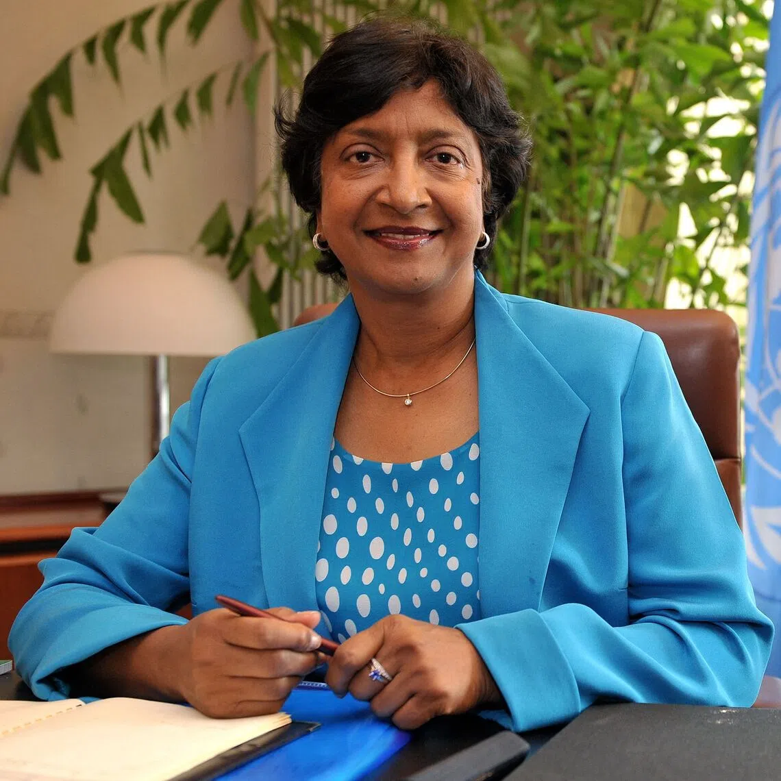 South African judge Navanethem “Navi” Pillay won the Nobel Peace Prize for her efforts to promote peace and international law”.
