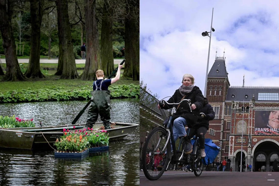 Located in PC Hooftstraat, next to Amsterdam’s famous Vondelpark (left), the indoor parking space is also a stone’s throw from major attractions like the Van Gogh Museum and the Rijksmuseum (right).