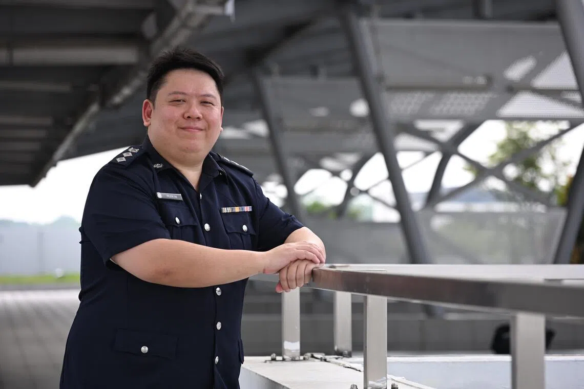 Supt (NS) Wilson Tan is the NS commander of Jurong Police Division, which won the Best National Service Operationally Ready Unit award.