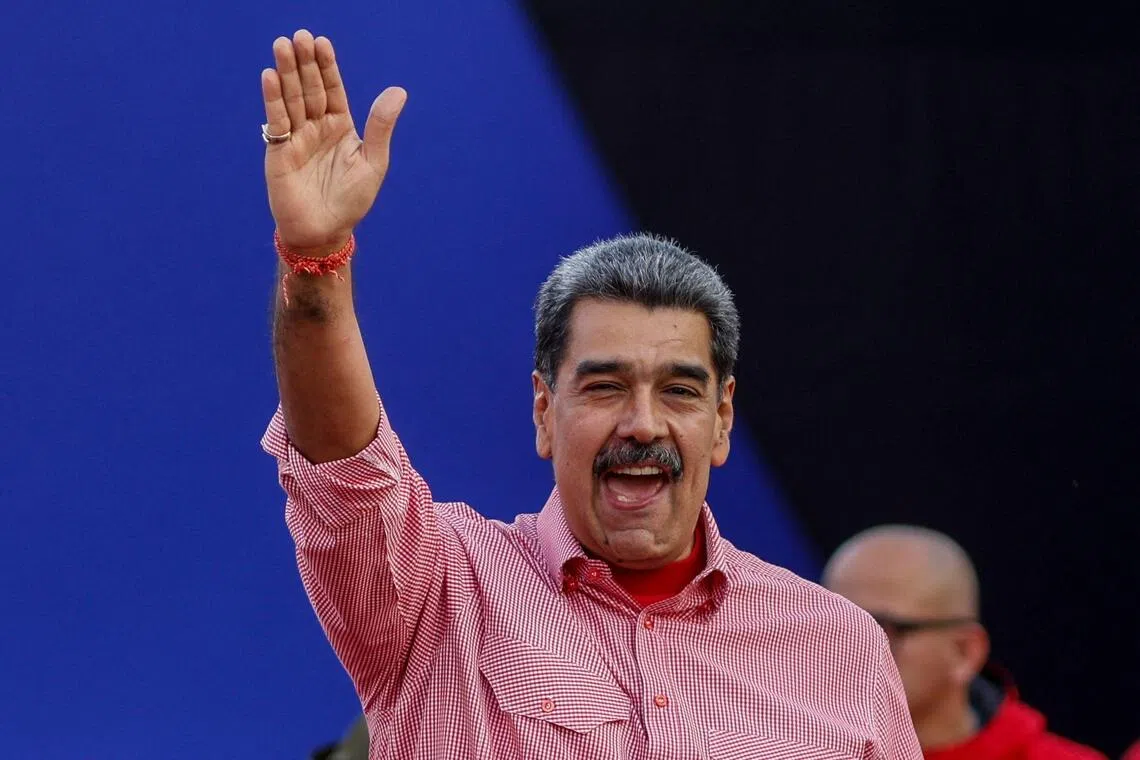 Venezuela's President Nicolas Maduro has said he views the US military presence in the Caribbean as a precursor to regime change.