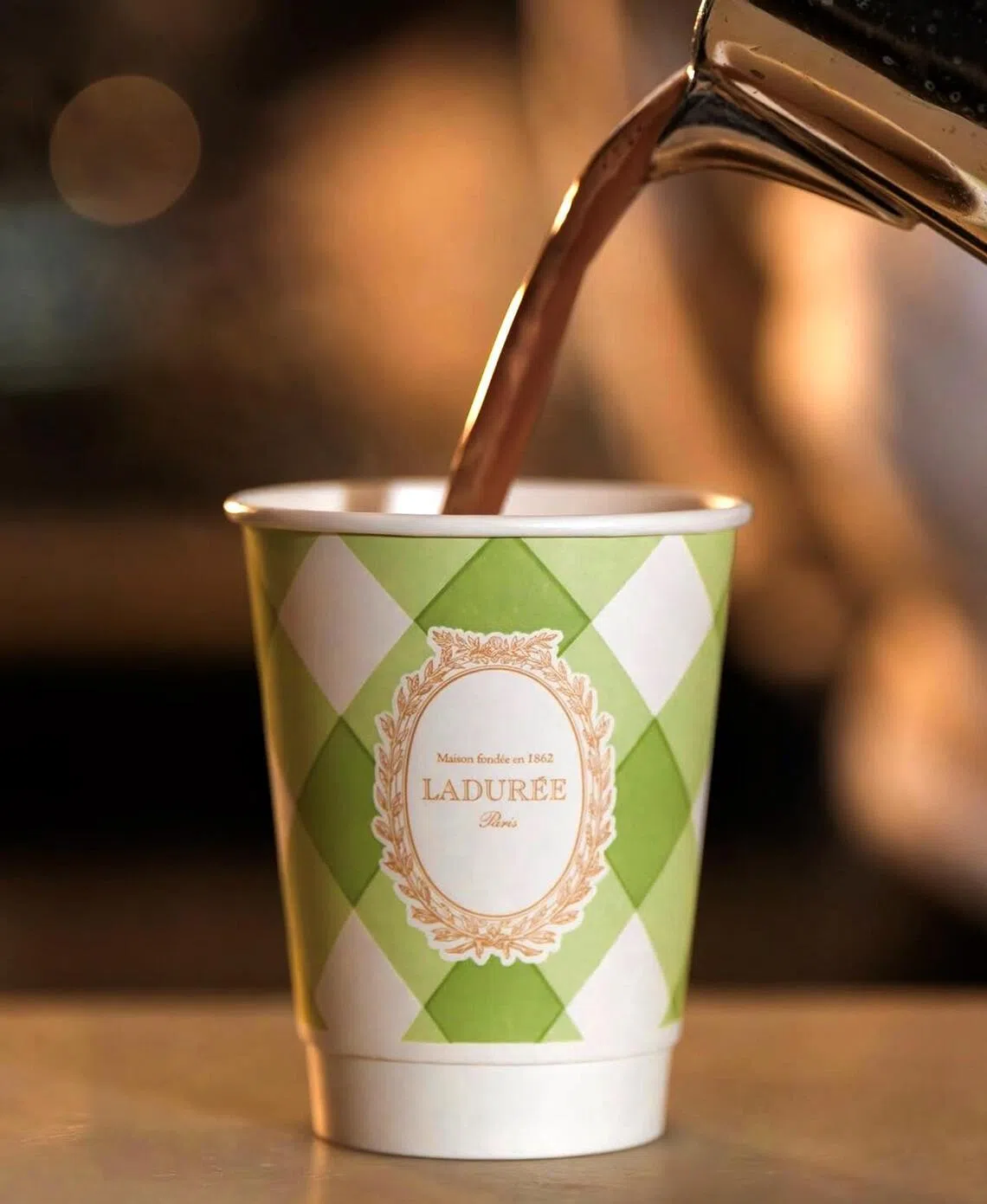 Laduree’s Signature Hot Chocolate.