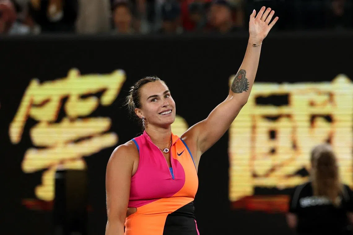 Supreme Sabalenka crushes Svitolina to reach Australian Open final