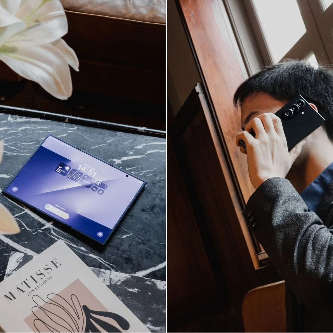 The Samsung Galaxy TriFold can switch from a compact phone to a larger screen, allowing you to view content or work more comfortably.