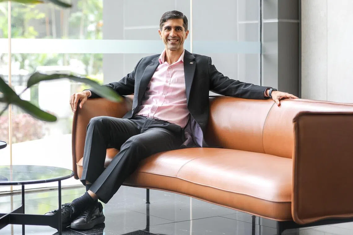 Mr Rahul Colaco moved to Singapore to take on the chief executive role. He has lived in eight cities across India and countries like Nigeria, China, Malaysia, the Netherlands and Italy. 