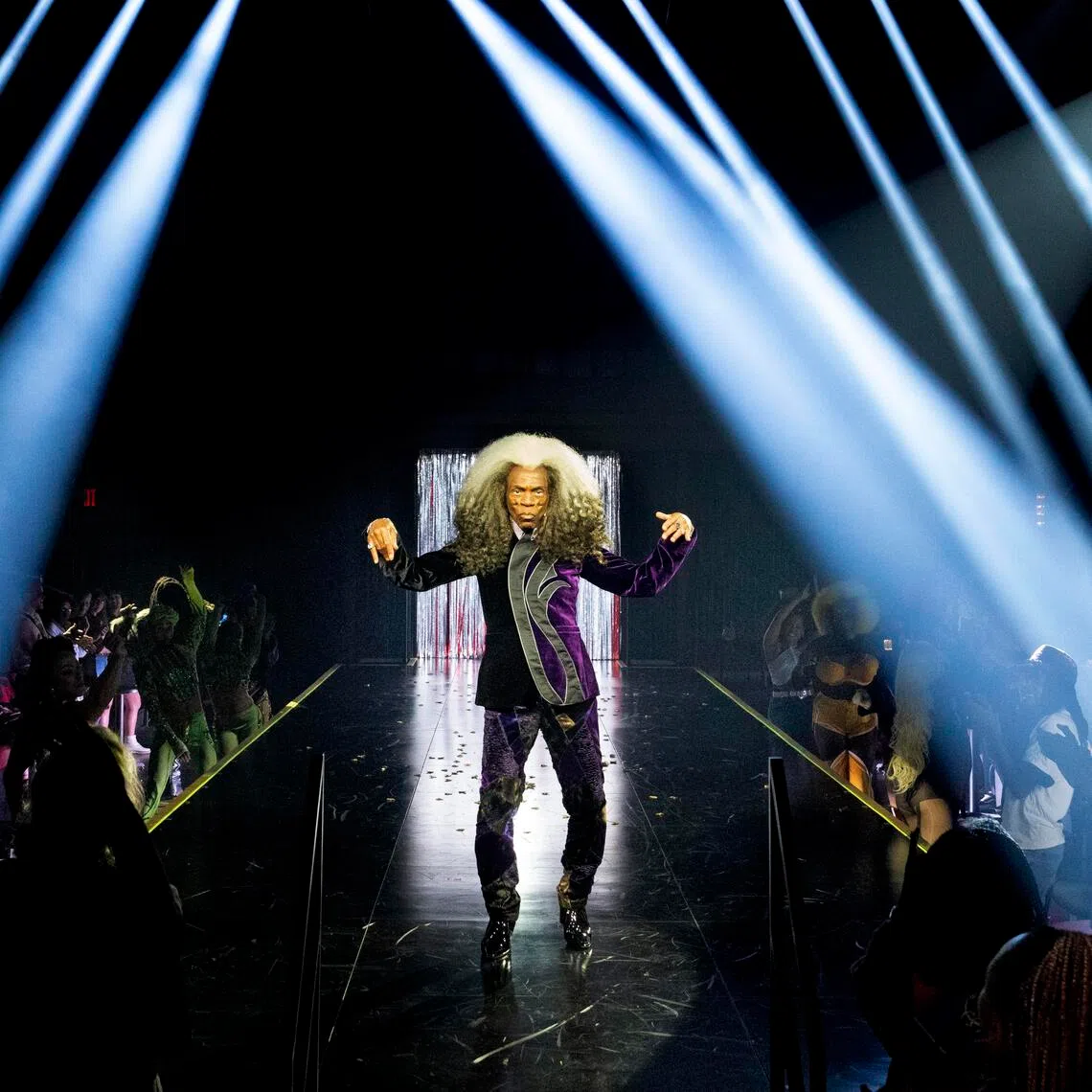 Andre De Shields as Old Deuteronomy in the musical Cats: The Jellicle Ball at the Perelman Performing Arts Center in New York, June 12, 2024. 