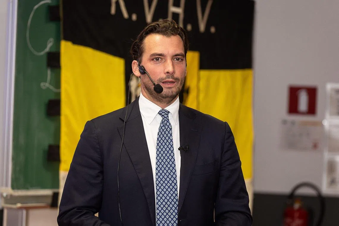 Mr Thierry Baudet was speaking to people in a bar in Groningen city on the evening of Nov 20 when he was attacked.