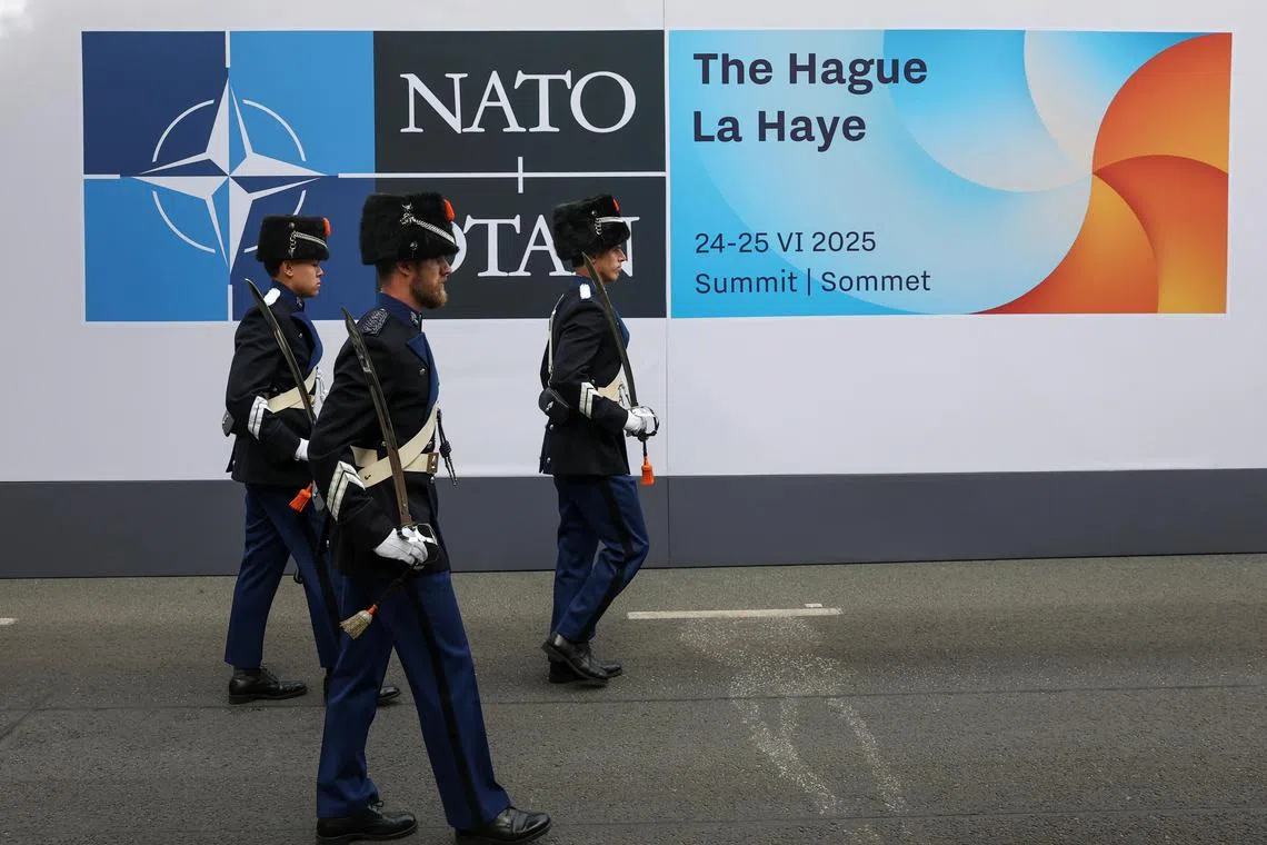 Nato members close to Russia such as Poland and the Baltic states are already set to reach five per cent of GDP in the next few years.