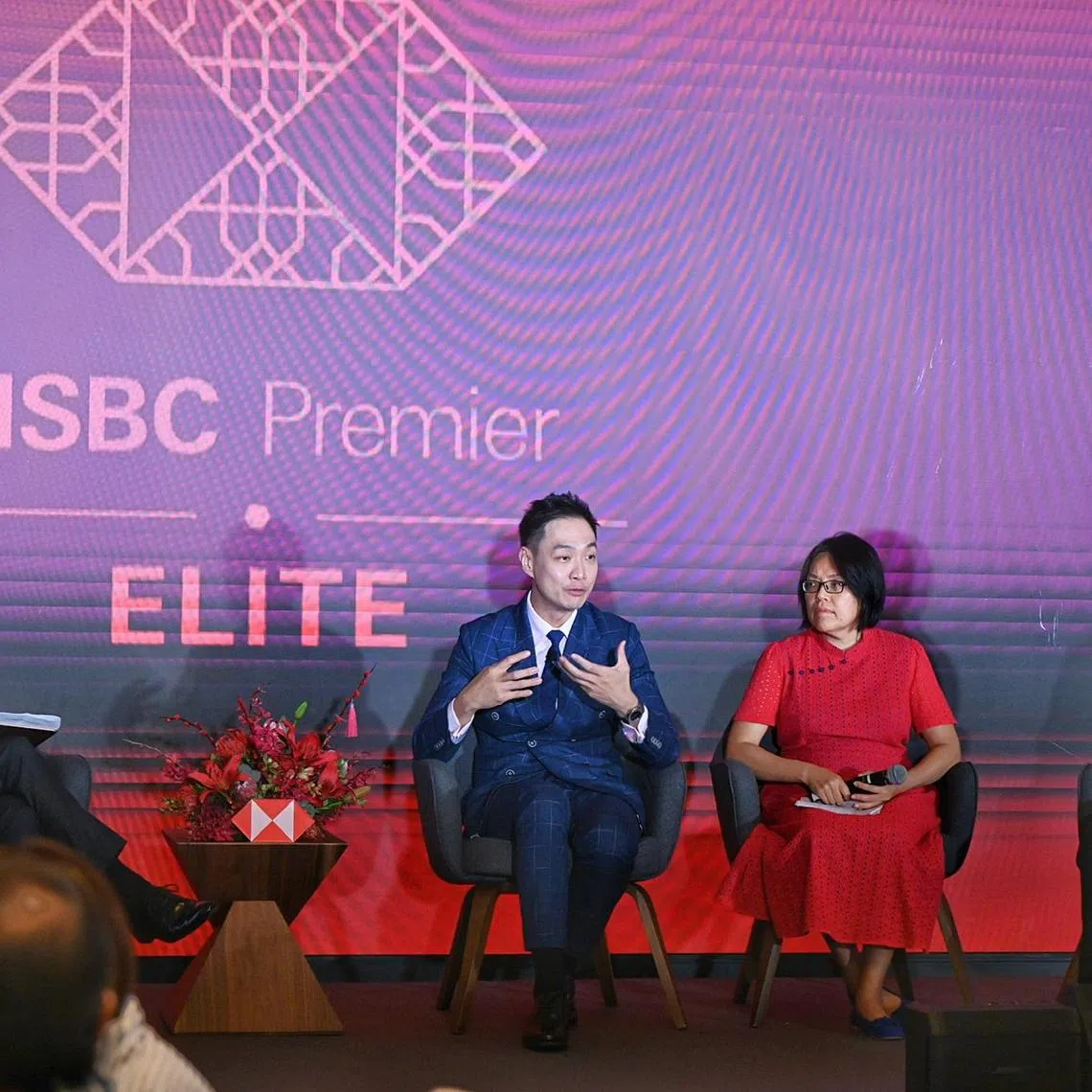 (From left) HSBC SEA Head of Investments and moderator Jeffrey Yap, HSBC Chief Investment Officer SEA James Cheo, The Straits Times Associate Editor Lee Su Shyan and HSBC Global Asset Management, Fixed Income Portfolio Manager William Goh at the panel discussion on Feb 6.