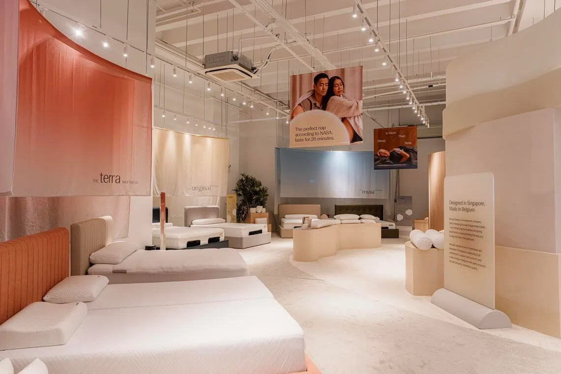 Woosa’s The Dreamery is covered in plush carpet and customers must take their footwear off at the door.
