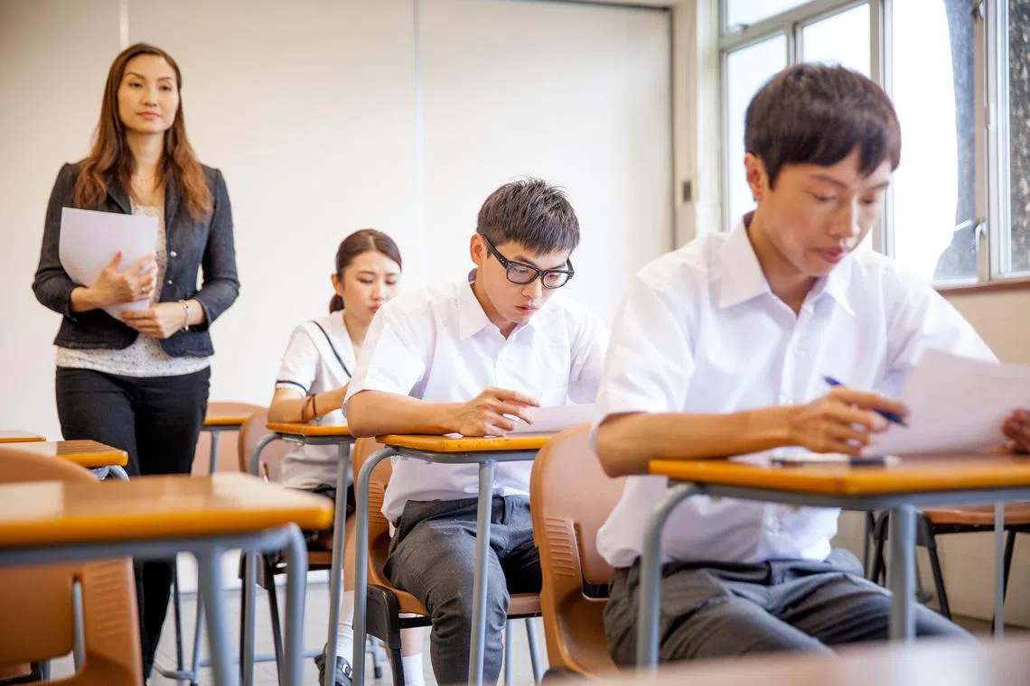 About 12 cheating cases a year in national exams like the PSLE and the ...