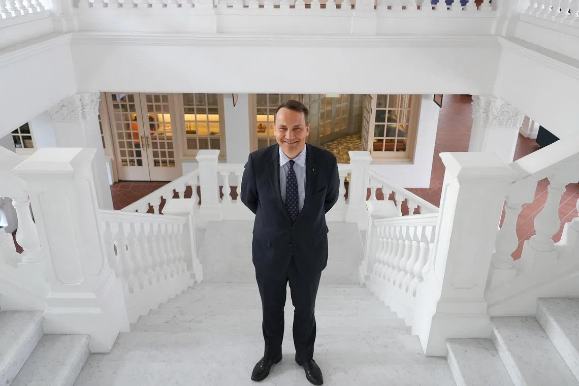 Poland's Foreign Minister Radosław Sikorski.