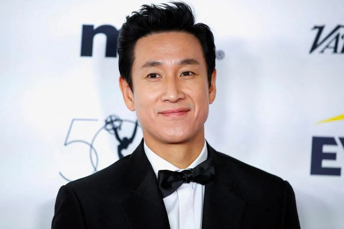 FILE PHOTO: Lee Sun-kyun attends the 50th International Emmy Awards in New York City, New York, U.S., November 21, 2022. REUTERS/Eduardo Munoz/File Photo