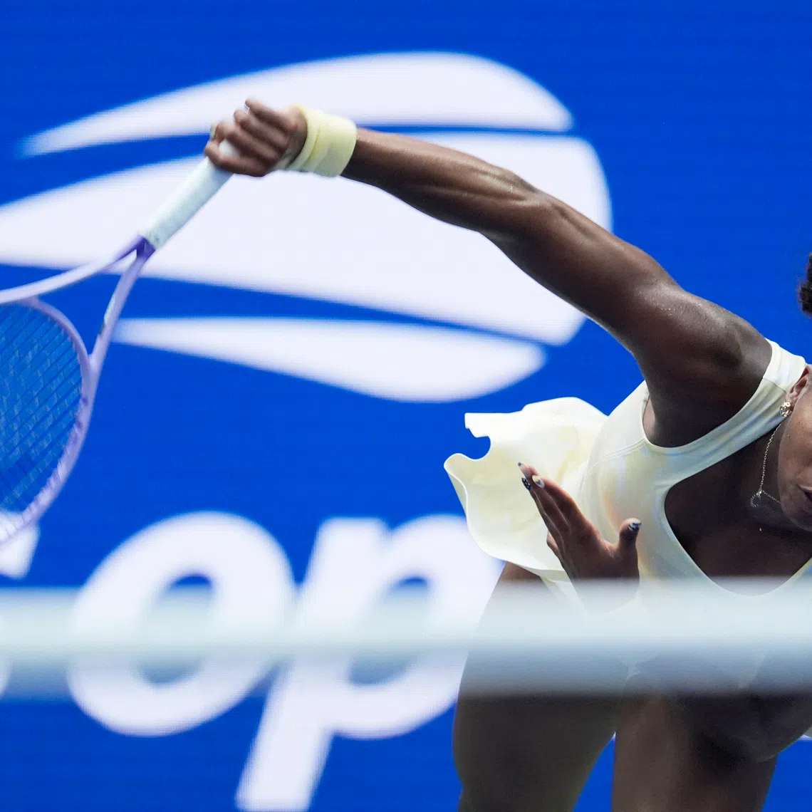 Tennis - U.S. Open - Flushing Meadows, New York, United States - September 5, 2026 Coco Gauff of the U.S. in action during her third round match against Spain's Cristina Bucsa REUTERS/Eduardo Munoz