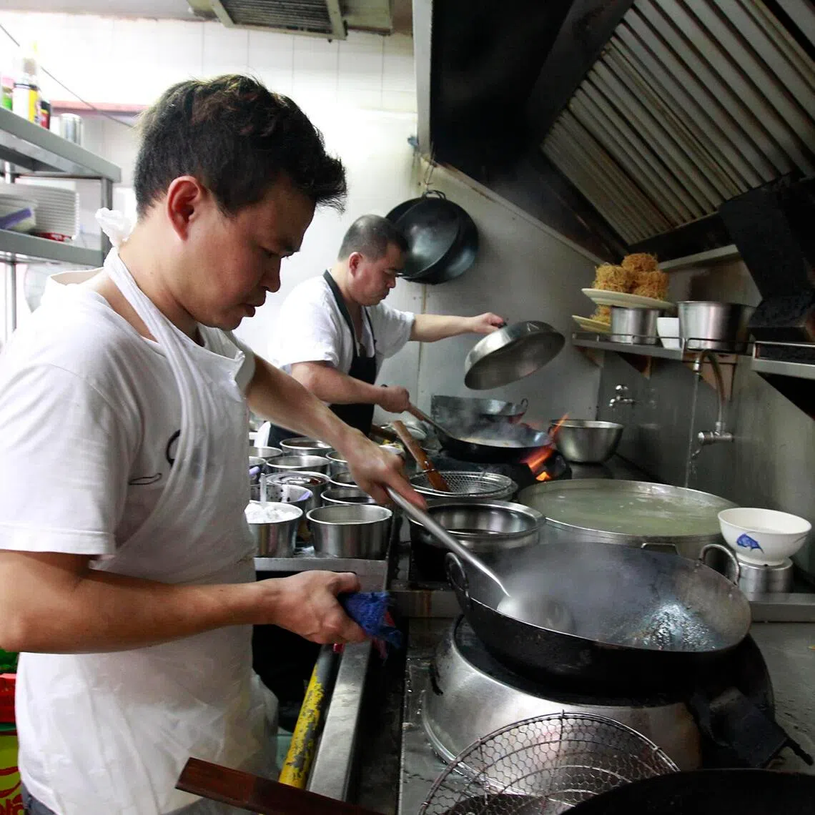 Zi char eatery Kok Sen is among businesses affected by the rise in electricity and gas prices.