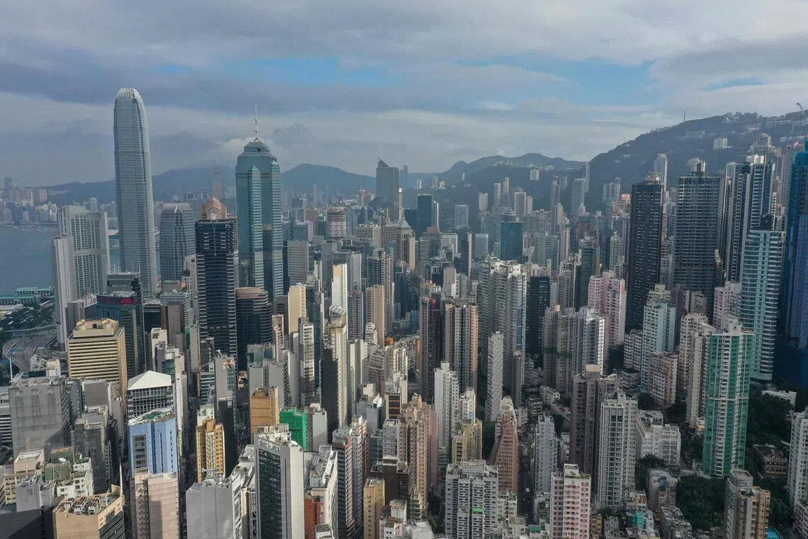 Hong Kong’s property slowdown spans residential, office and retail sectors. 