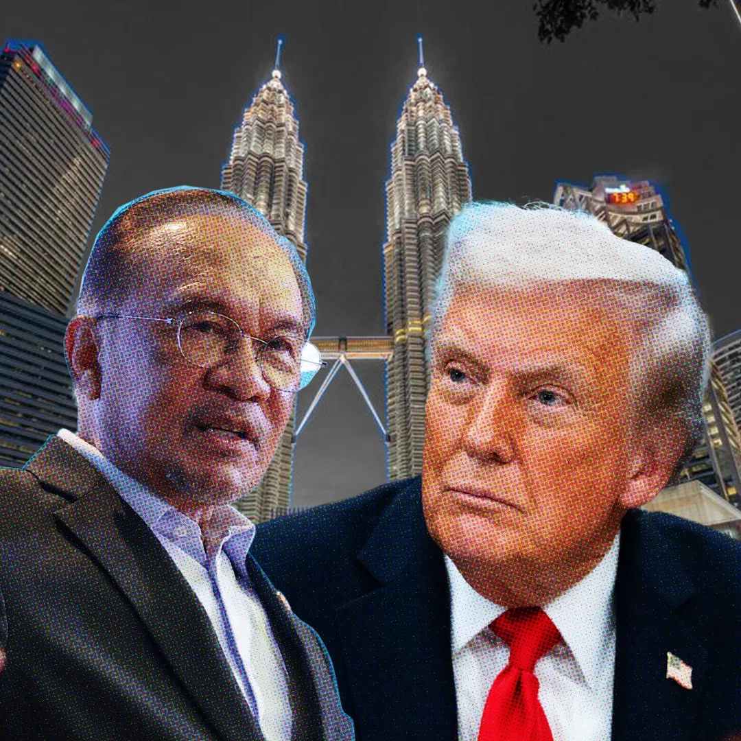Prime Minister Anwar Ibrahim (left) will now have to juggle domestic and international impressions over the visit of US President Donald Trump (right) during the Asean Summit starting Oct 26.