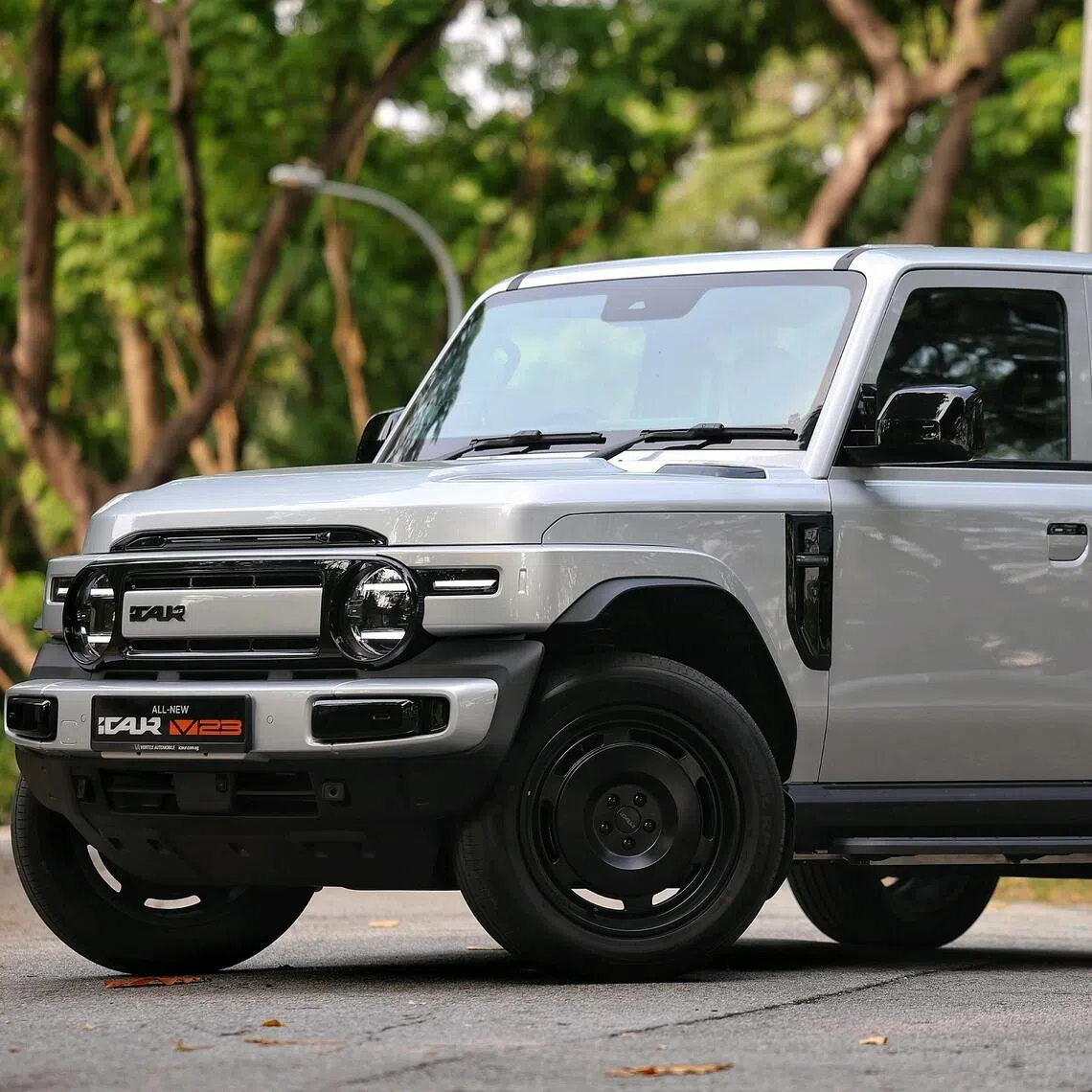 Macho mucho: The iCaur V23 looks every bit like a rugged all-terrain vehicle, which it is not.