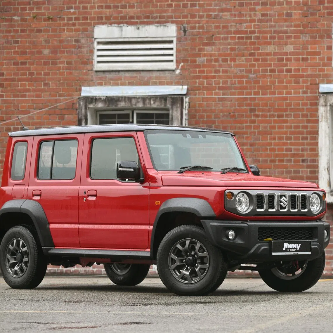 Interior and exterior of the Suzuki Jimny 5dr on Nov 13, 2025.