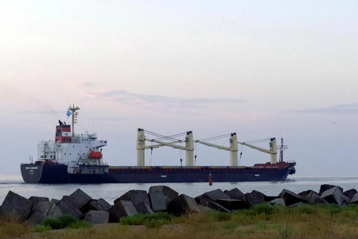 Russia has blockaded Ukrainian ports since it invaded its neighbour in February 2022.