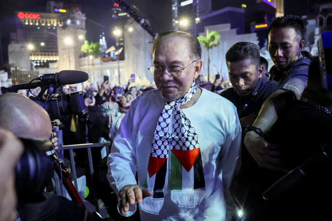 For a leader who has made the Palestinian cause a central pillar of his foreign policy, Malaysian PM Anwar Ibrahim's absence from the summit was conspicuous.